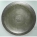 Disc with sun symbol in the center, silver dish